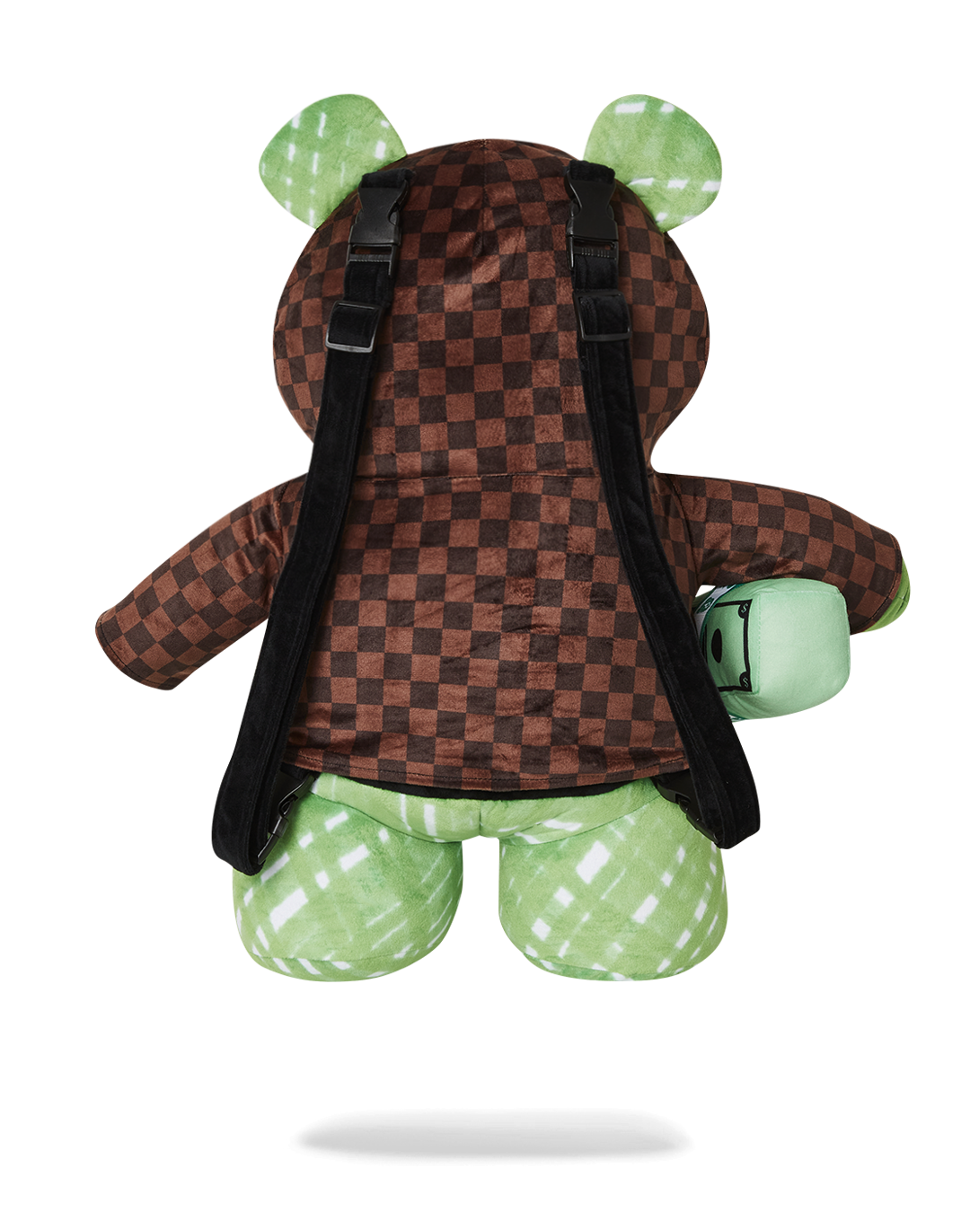 SPRAYGROUND SHARKS IN PARIS FADE AWAY HOODIE MONEYBEAR TEDDYBEAR BACKPACK