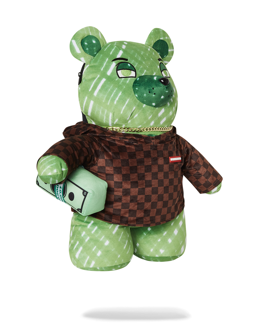 SPRAYGROUND SHARKS IN PARIS FADE AWAY HOODIE MONEYBEAR TEDDYBEAR BACKPACK