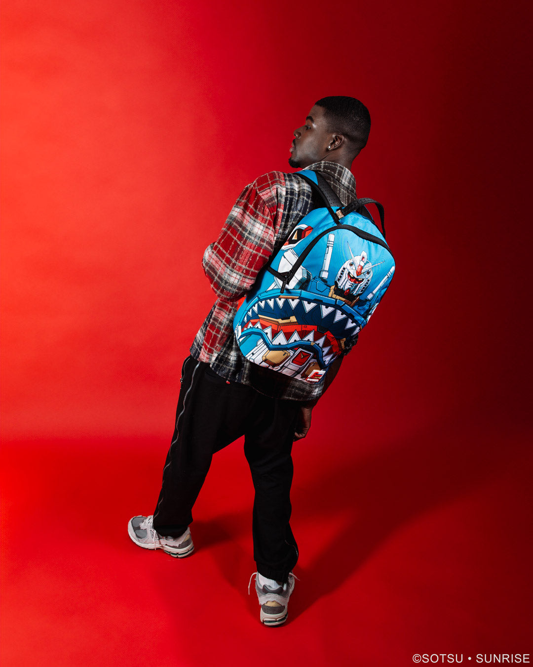 SPRAYGROUND GUNDAM SHARK DLXSR BACKPACK