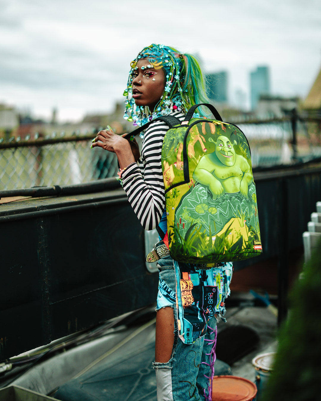 SPRAYGROUND SHREK SWAMP JACUZZI BACKPACK