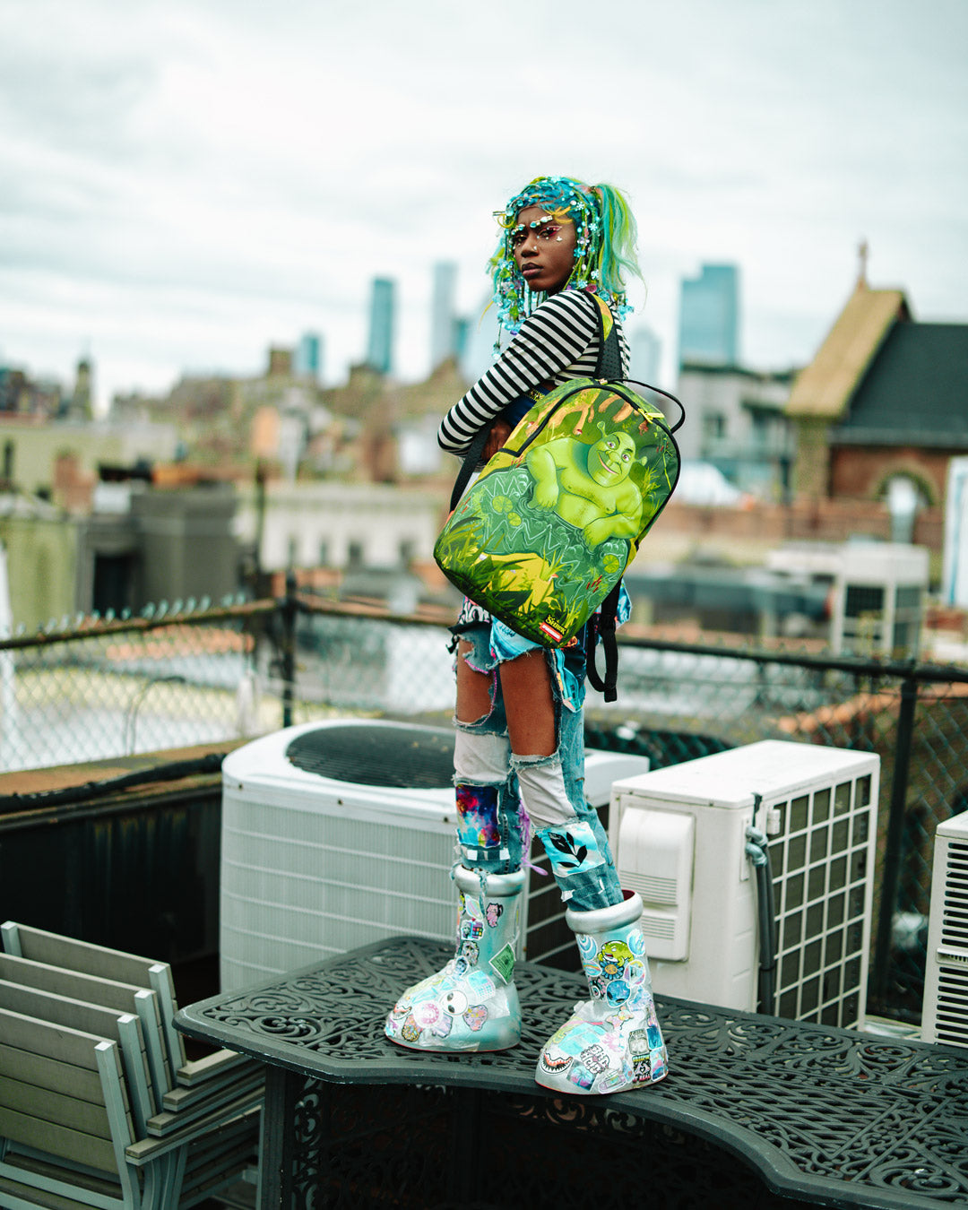 SPRAYGROUND SHREK SWAMP JACUZZI BACKPACK