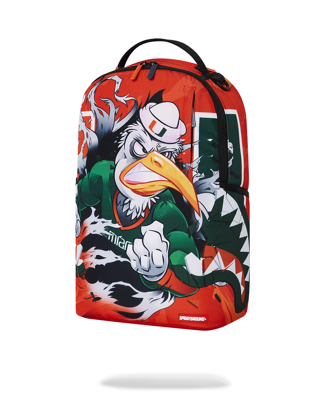 SPRAYGROUND UNIVERSITY OF MIAMI CLAP BACK DLXSR BACKPACK