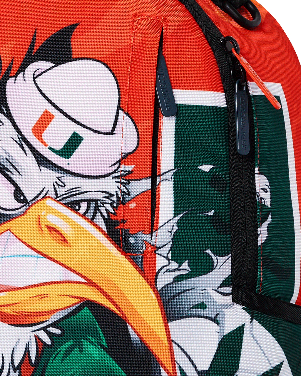 SPRAYGROUND UNIVERSITY OF MIAMI CLAP BACK DLXSR BACKPACK