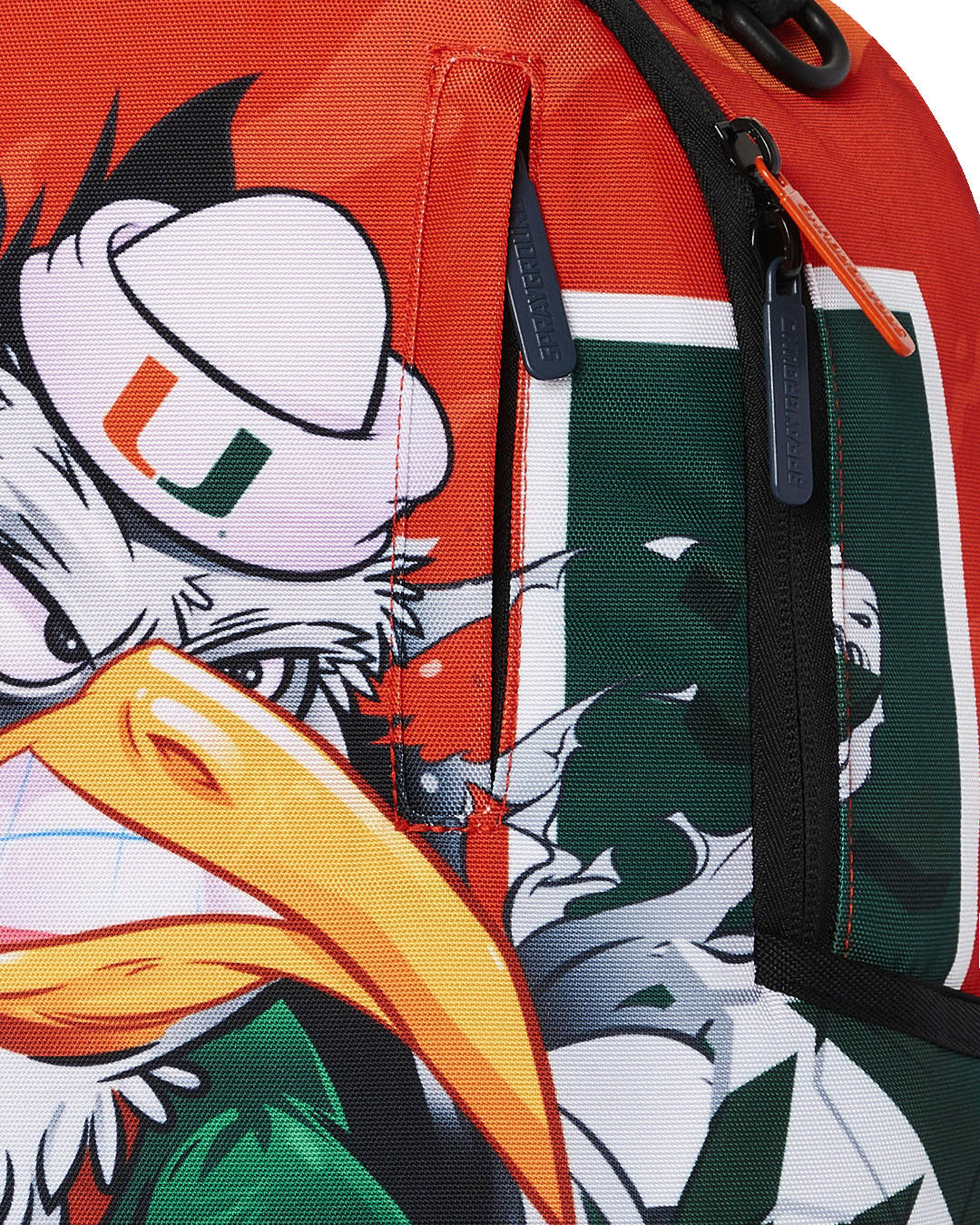 SPRAYGROUND UNIVERSITY OF MIAMI CLAP BACK DLXSR BACKPACK