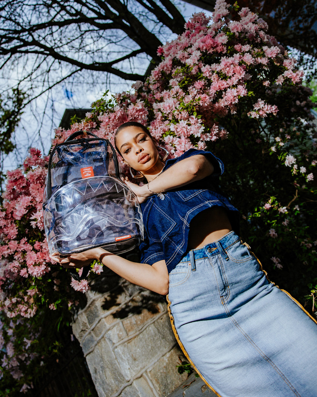 SPRAYGROUND CLEAR AS NIGHT - CLEAR DLX BACKPACK