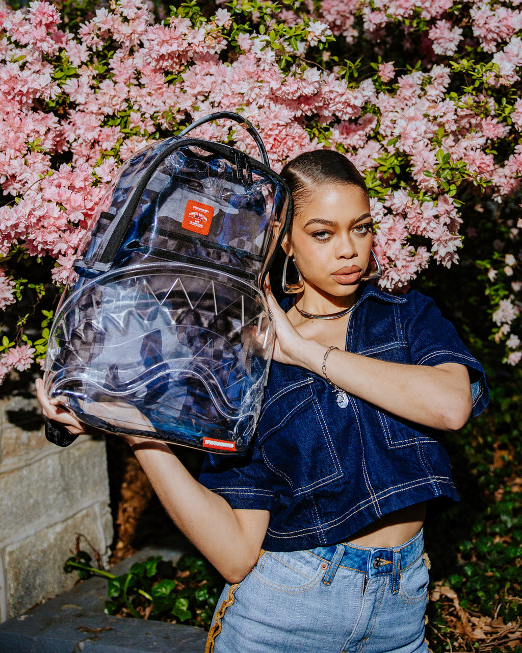SPRAYGROUND CLEAR AS NIGHT - CLEAR DLX BACKPACK