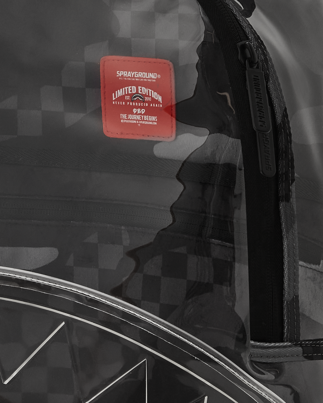 SPRAYGROUND CLEAR AS NIGHT - CLEAR DLX BACKPACK