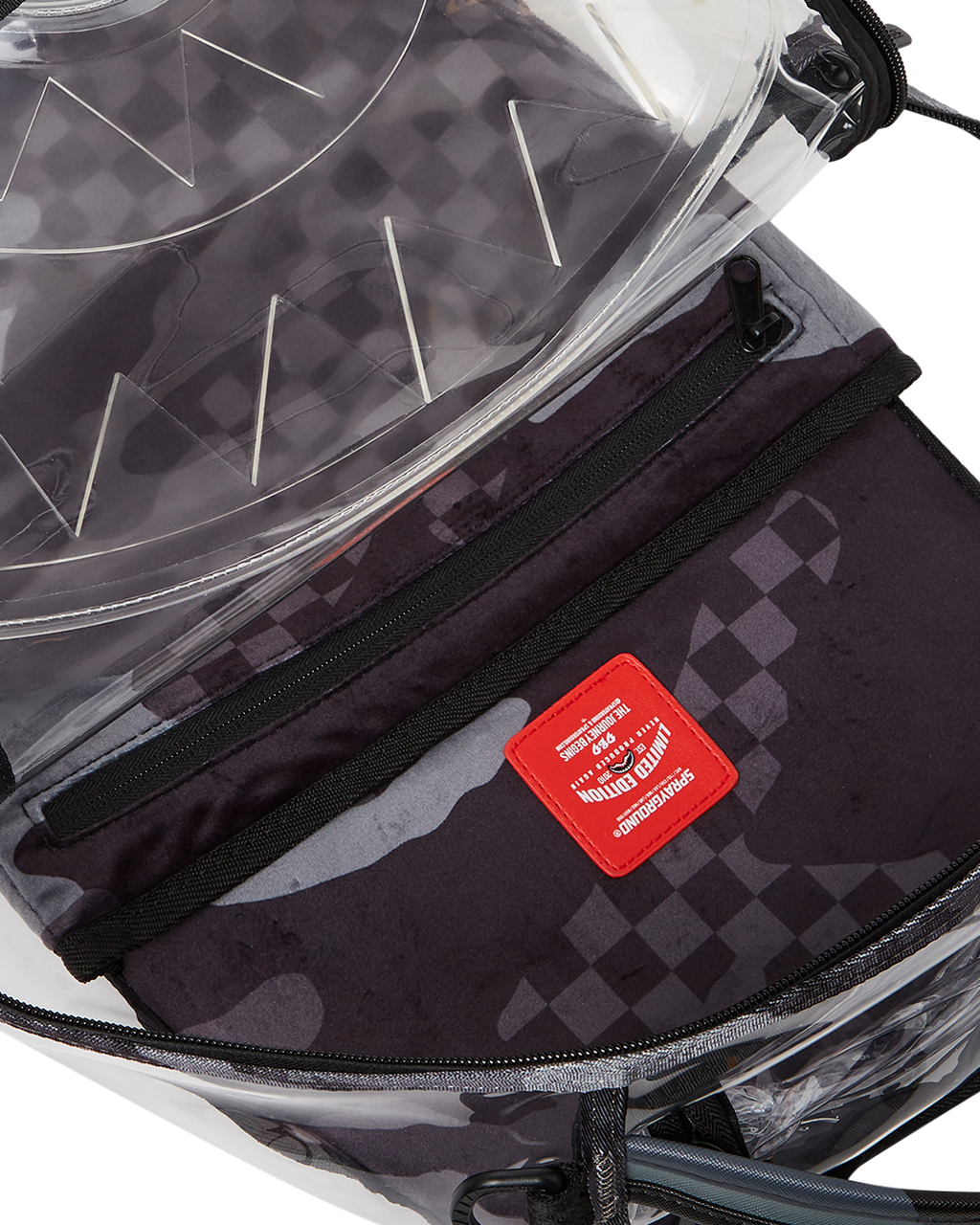 SPRAYGROUND CLEAR AS NIGHT - CLEAR DLX BACKPACK