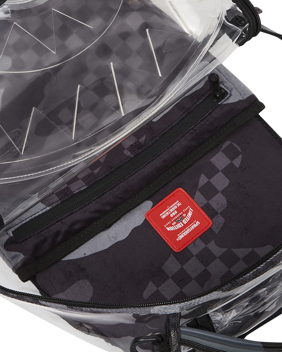 SPRAYGROUND CLEAR AS NIGHT - CLEAR DLX BACKPACK