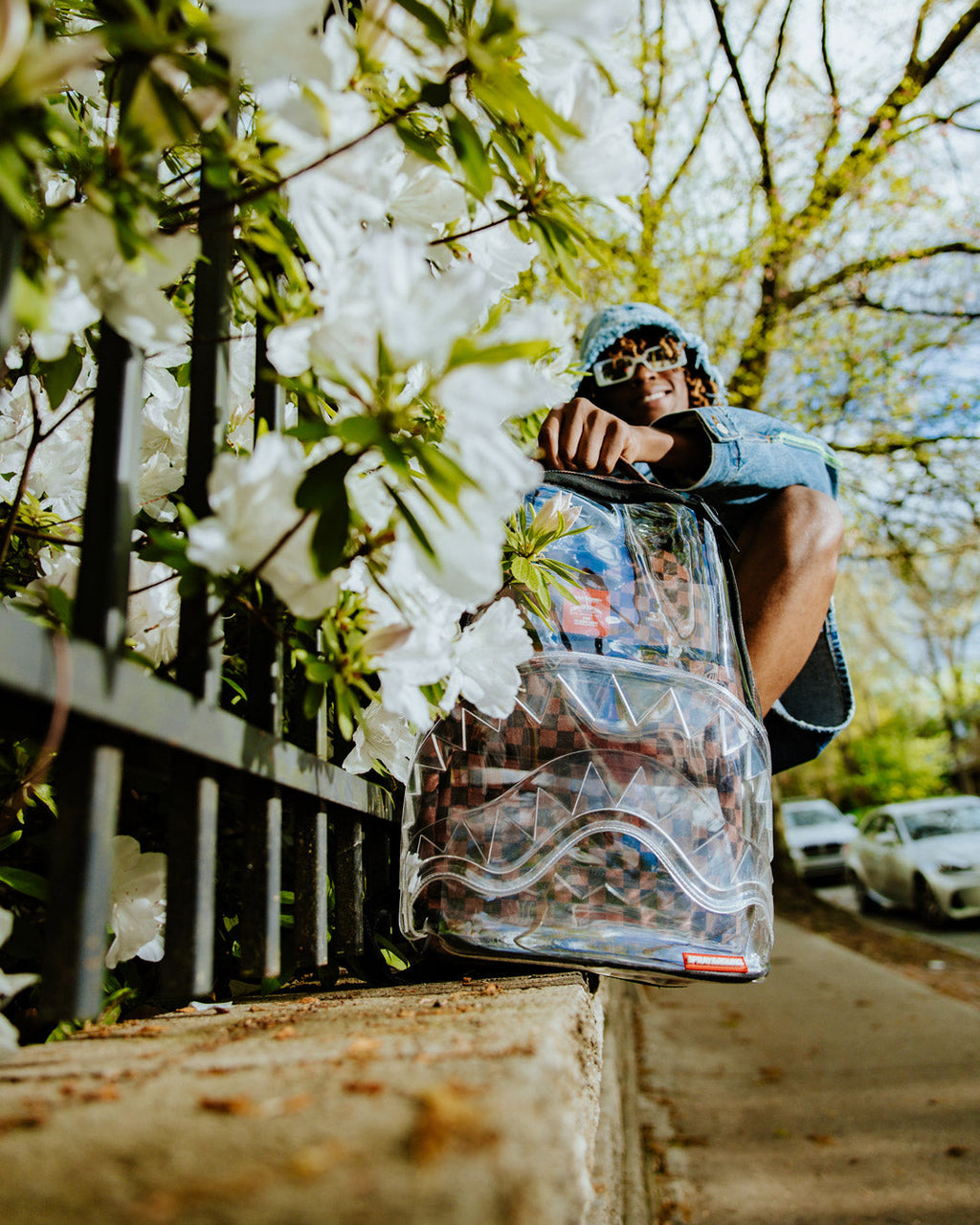 SPRAYGROUND LOUD AND CLEAR - CLEAR DLX BACKPACK