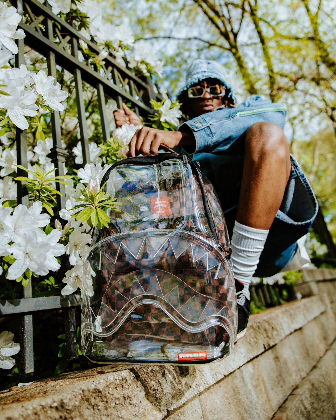 SPRAYGROUND LOUD AND CLEAR - CLEAR DLX BACKPACK