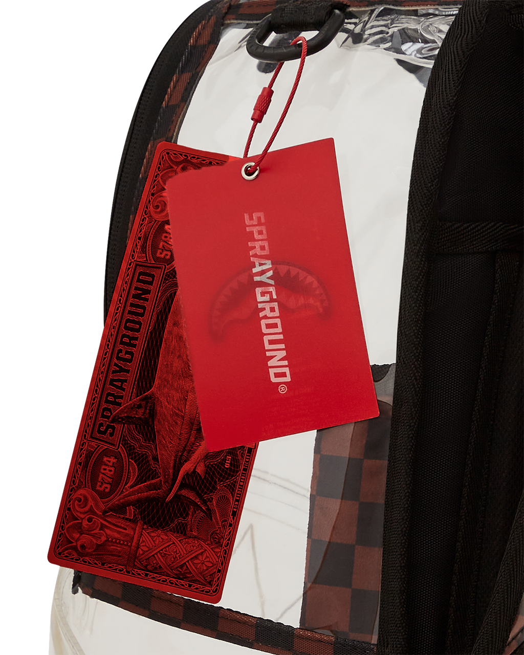 SPRAYGROUND LOUD AND CLEAR - CLEAR DLX BACKPACK