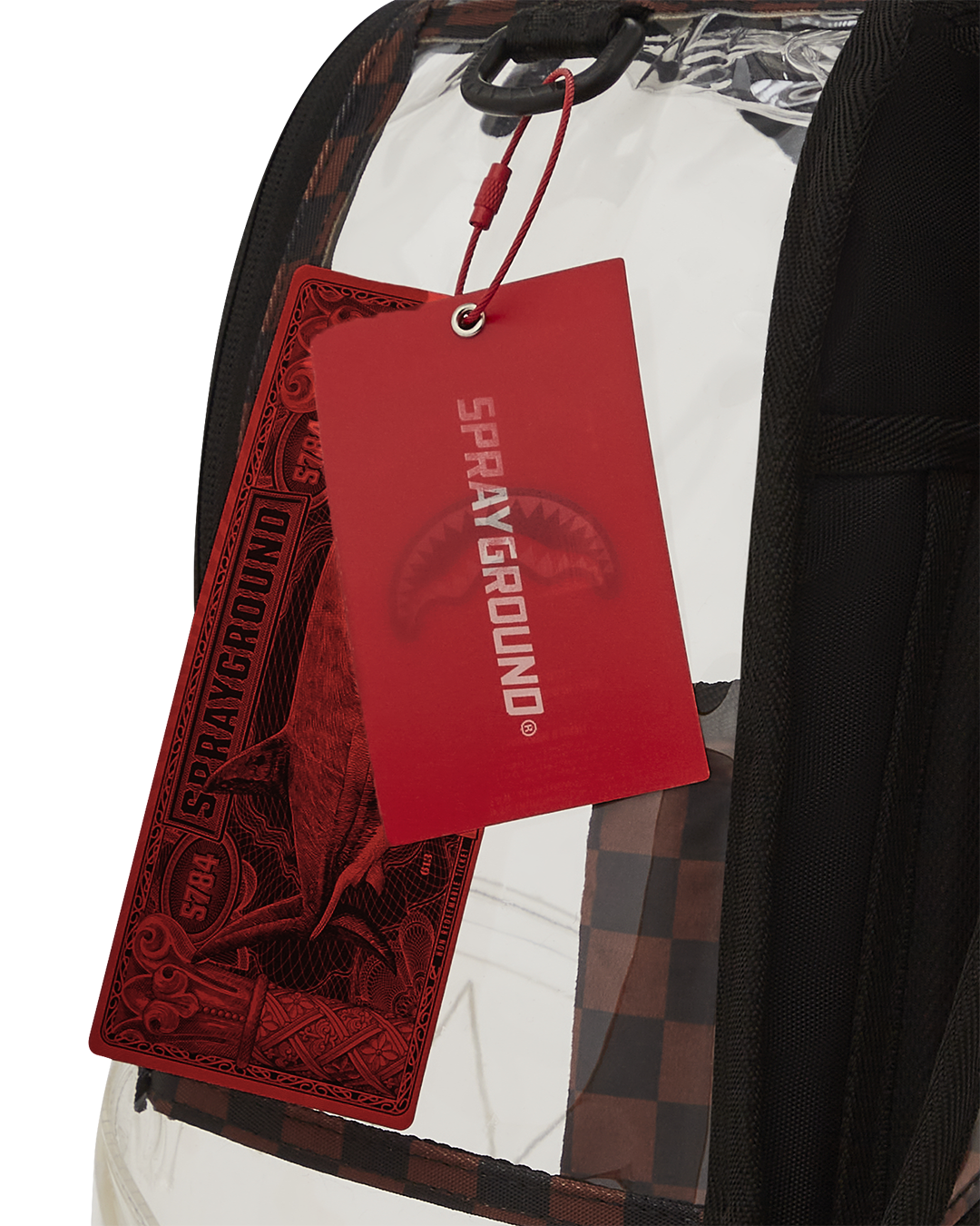 SPRAYGROUND LOUD AND CLEAR - CLEAR DLX BACKPACK