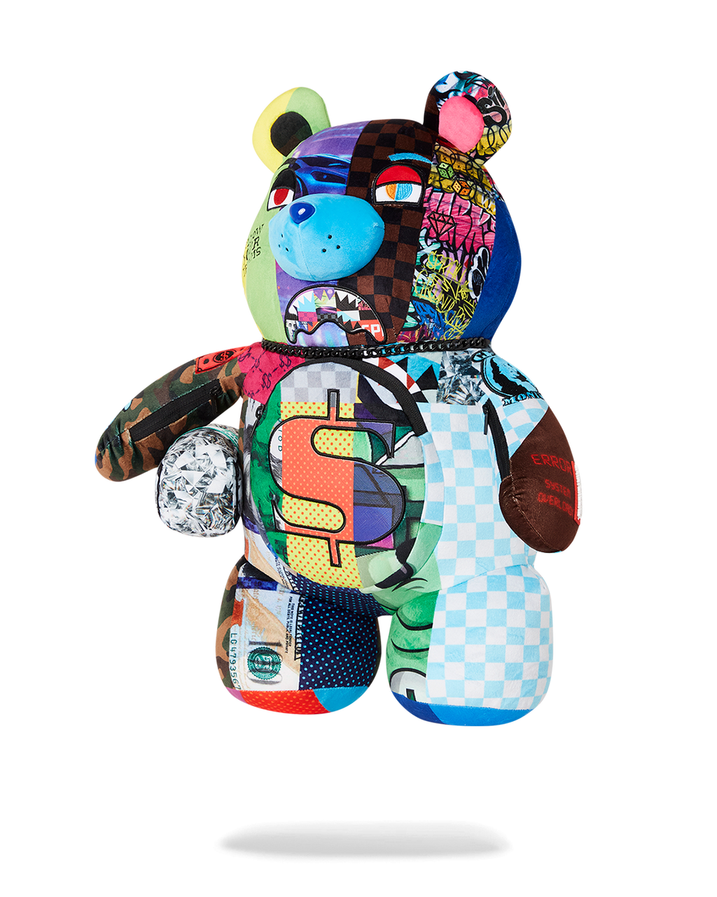 SPRAYGROUND SHARK MASTERPIECES MONEYBEAR TEDDYBEAR BACKPACK