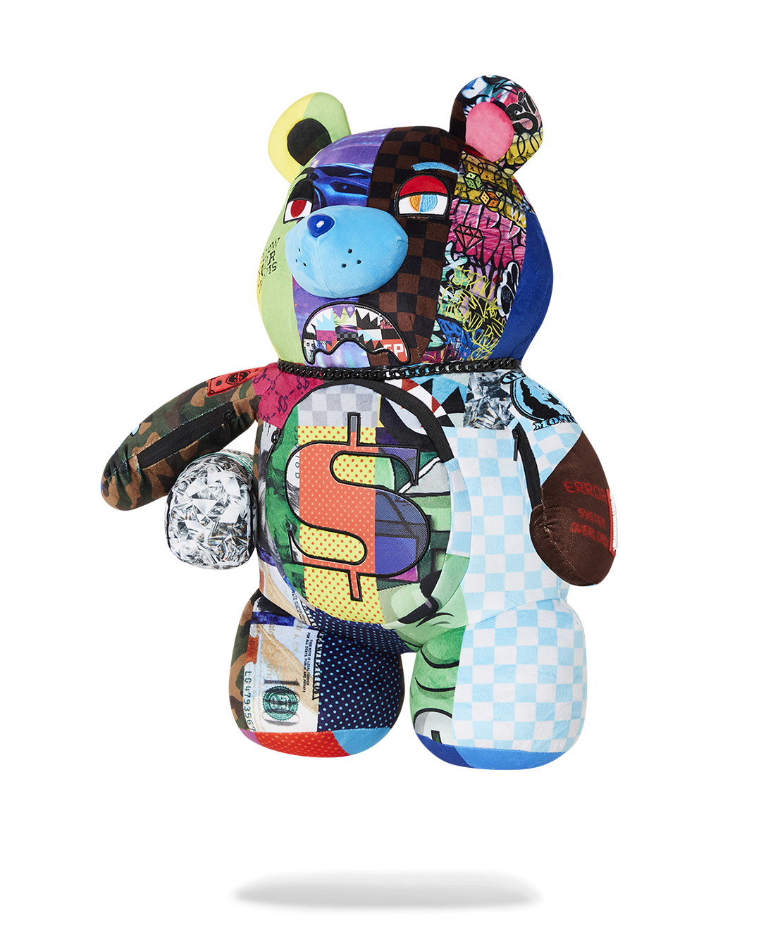 SPRAYGROUND SHARK MASTERPIECES MONEYBEAR TEDDYBEAR BACKPACK