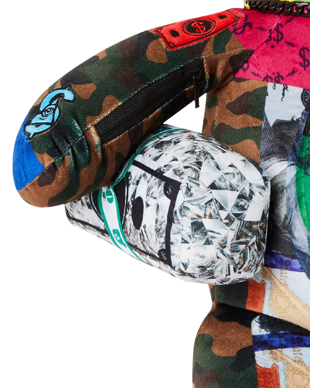 SPRAYGROUND SHARK MASTERPIECES MONEYBEAR TEDDYBEAR BACKPACK