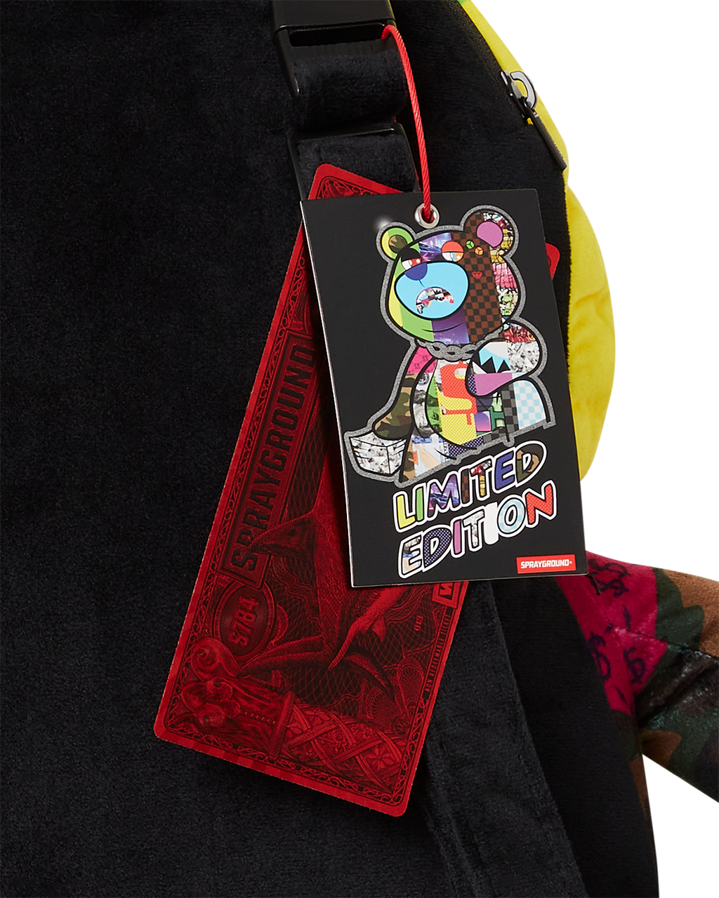 SPRAYGROUND SHARK MASTERPIECES MONEYBEAR TEDDYBEAR BACKPACK