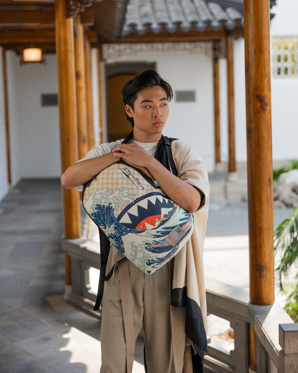 SPRAYGROUND THE MET HOKUSAI GREAT WAVE BACKPACK