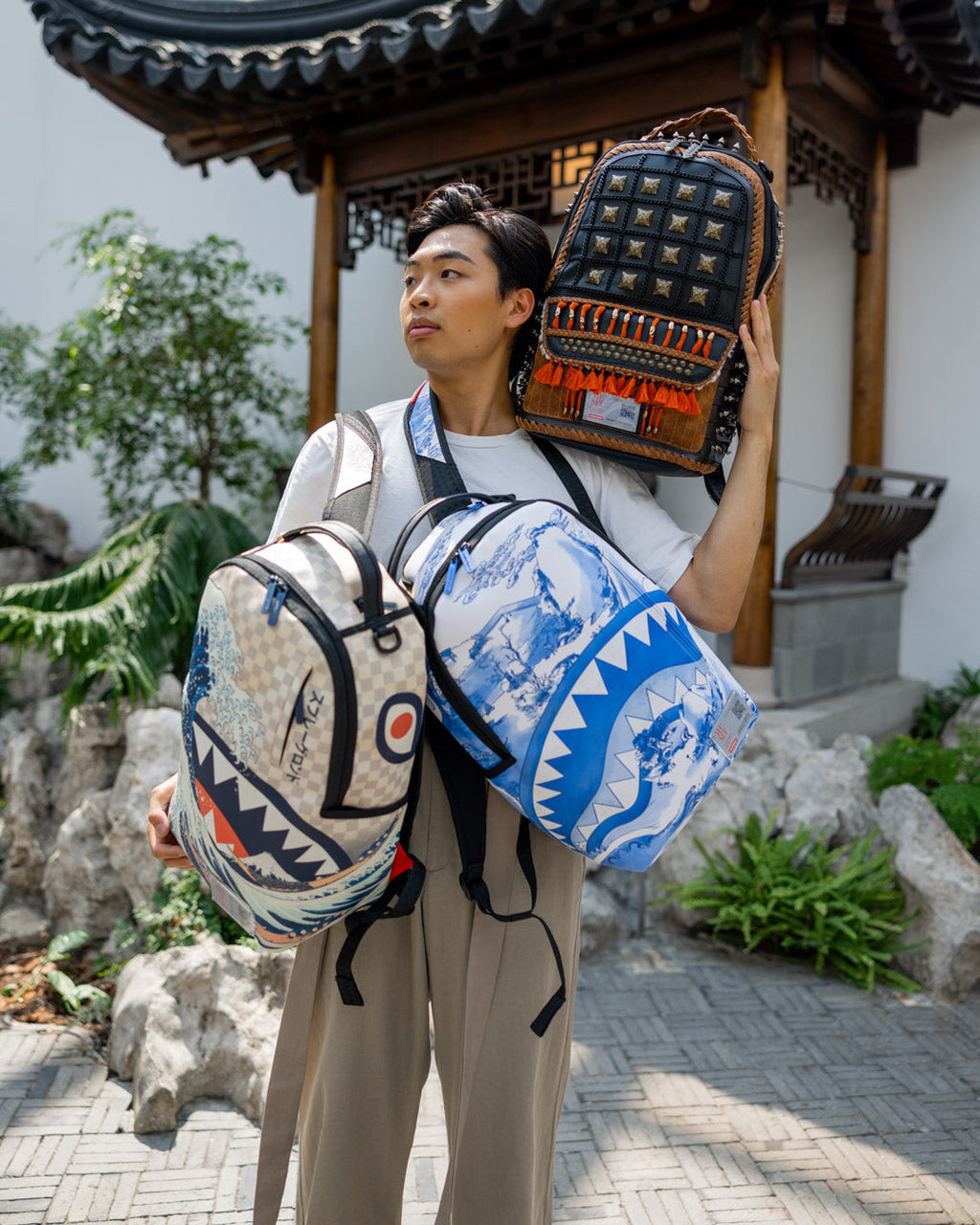 SPRAYGROUND THE MET HOKUSAI GREAT WAVE BACKPACK