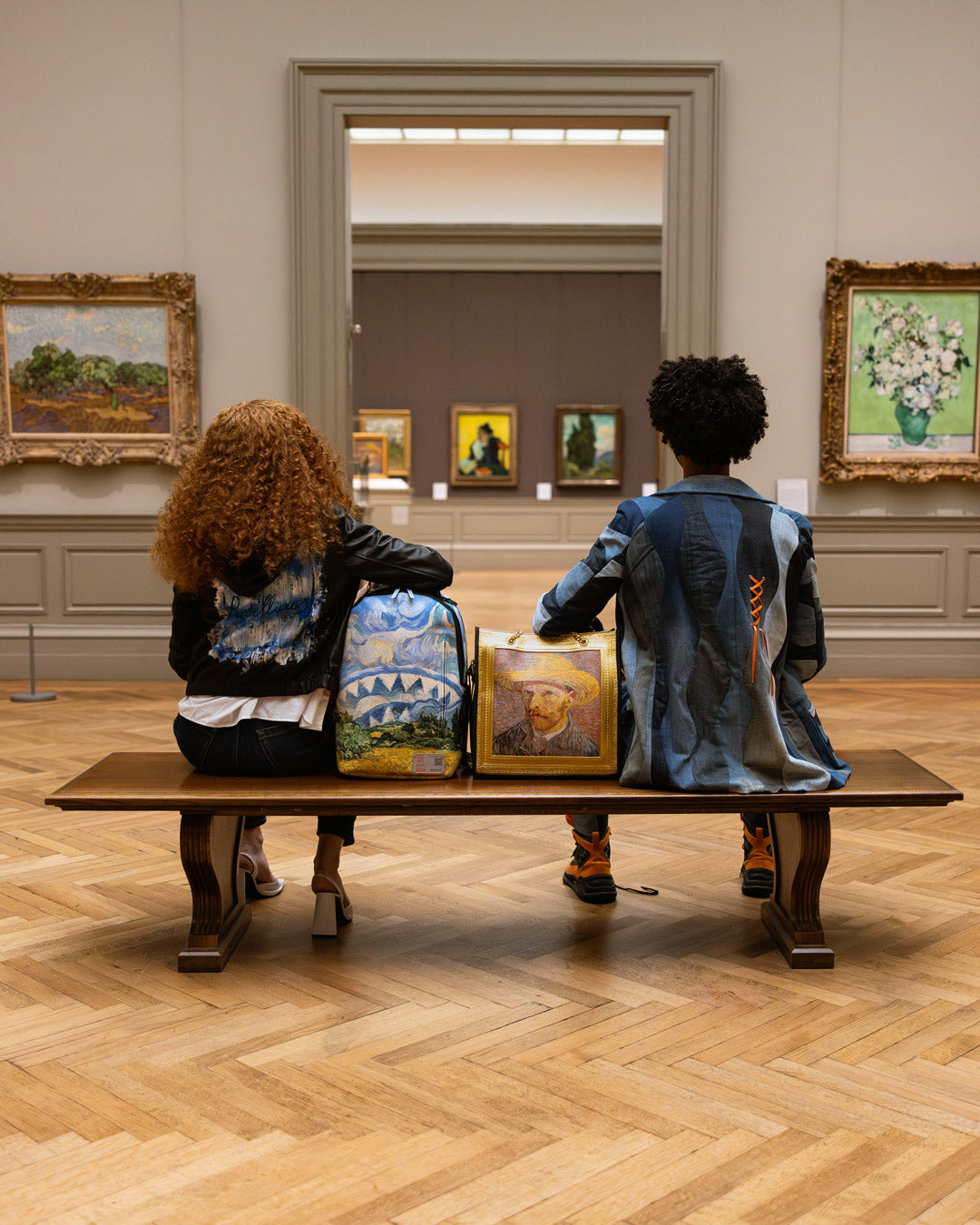 SPRAYGROUND THE MET VAN GOGH WHEAT FIELD WITH CYPRESSES BACKPACK