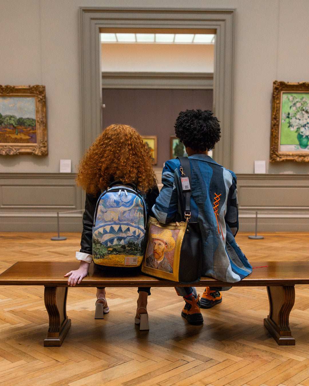 SPRAYGROUND THE MET VAN GOGH WHEAT FIELD WITH CYPRESSES BACKPACK