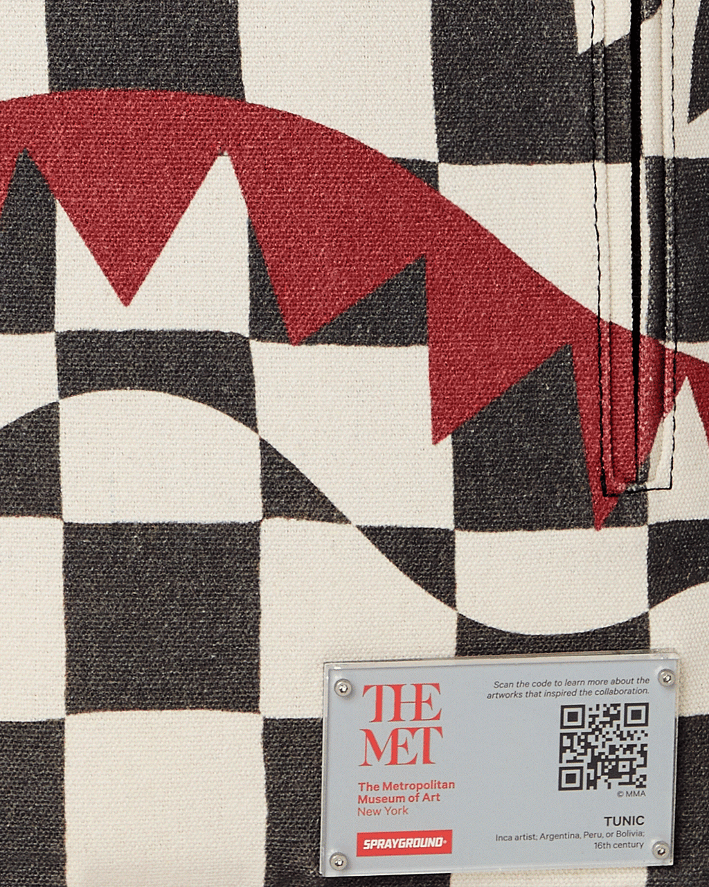 SPRAYGROUND THE MET INCA CHECKERBOARD BACKPACK
