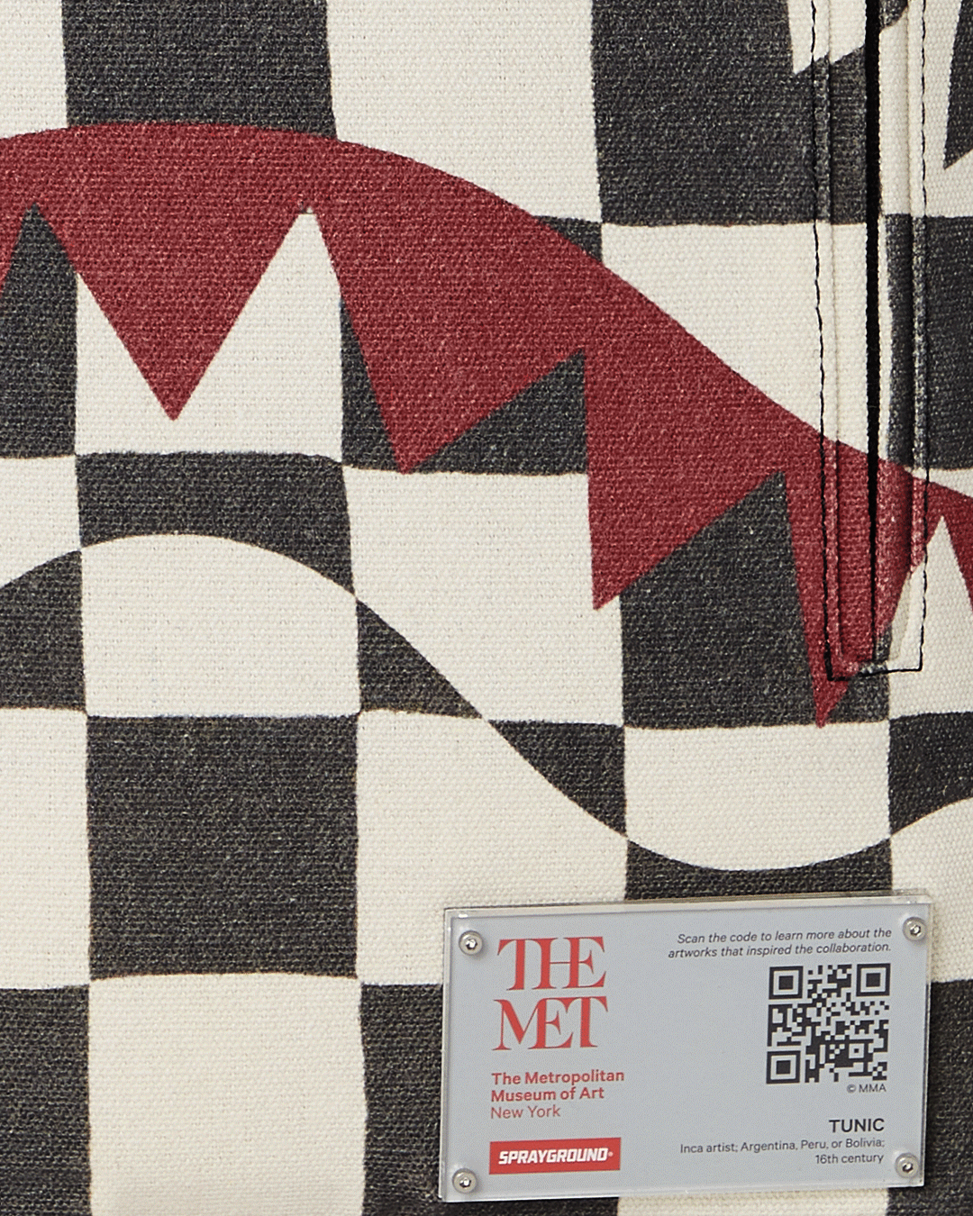 SPRAYGROUND THE MET INCA CHECKERBOARD BACKPACK
