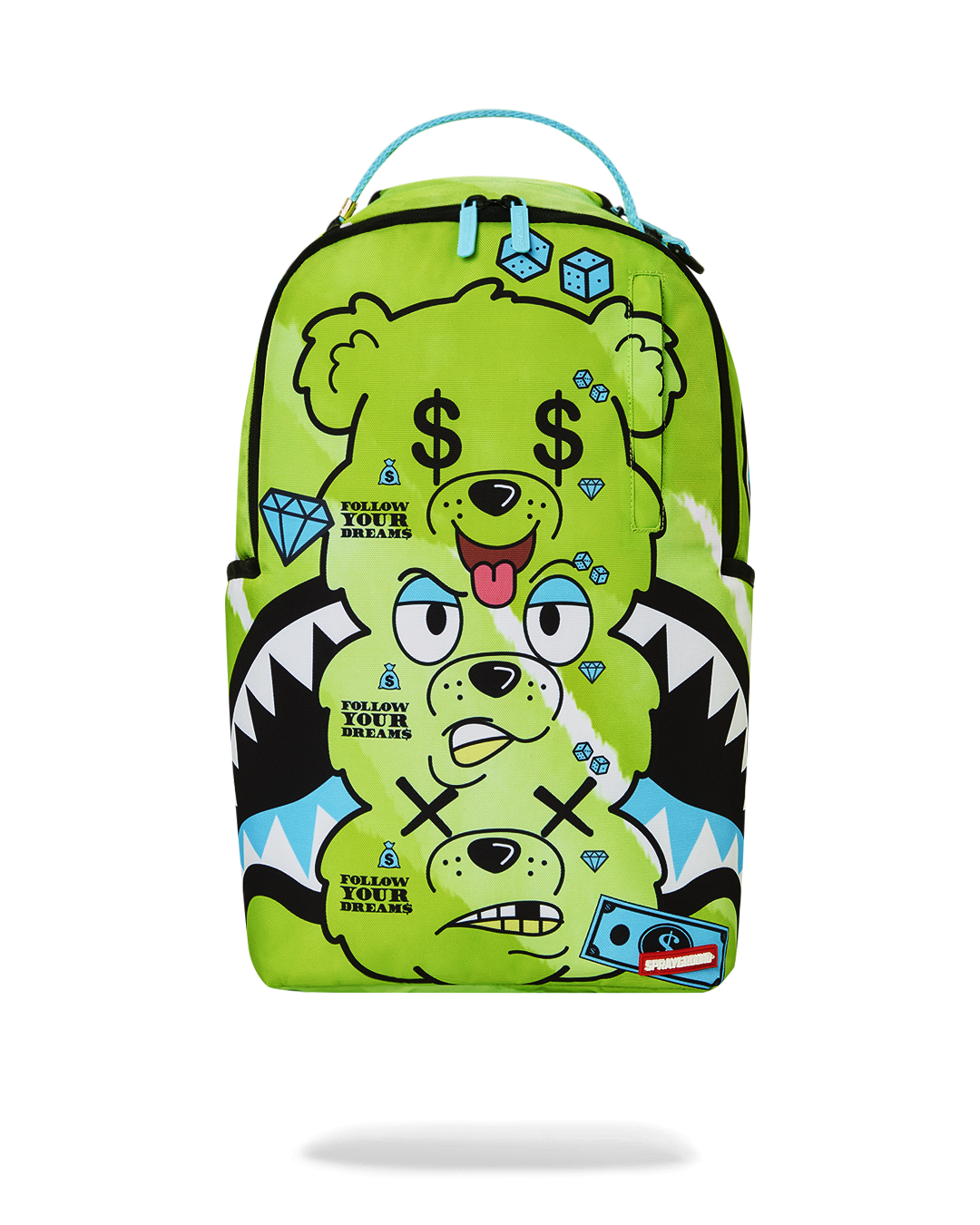SPRAYGROUND MONEY BEAR SEEING TRIPLE DLXSR BACKPACK