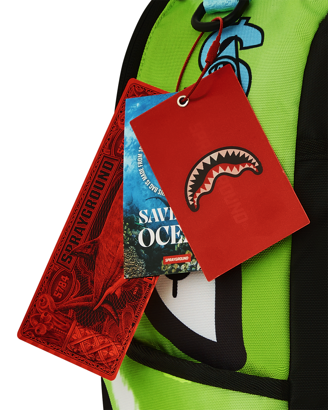 SPRAYGROUND MONEY BEAR SEEING TRIPLE DLXSR BACKPACK