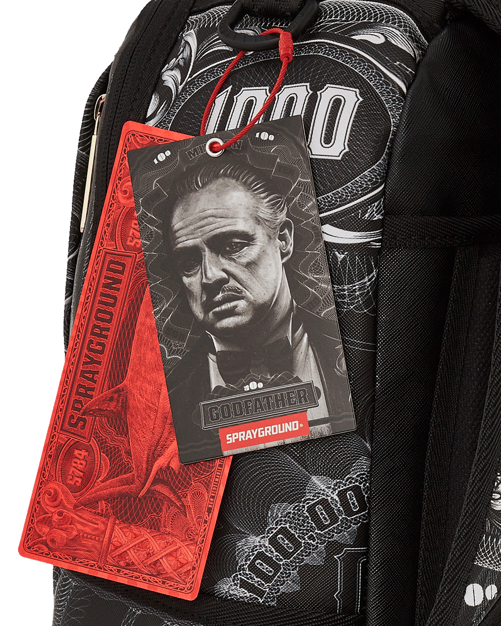 SPRAYGROUND STRICTLY BUSINESS BACKPACK - THE GODFATHER COLLAB