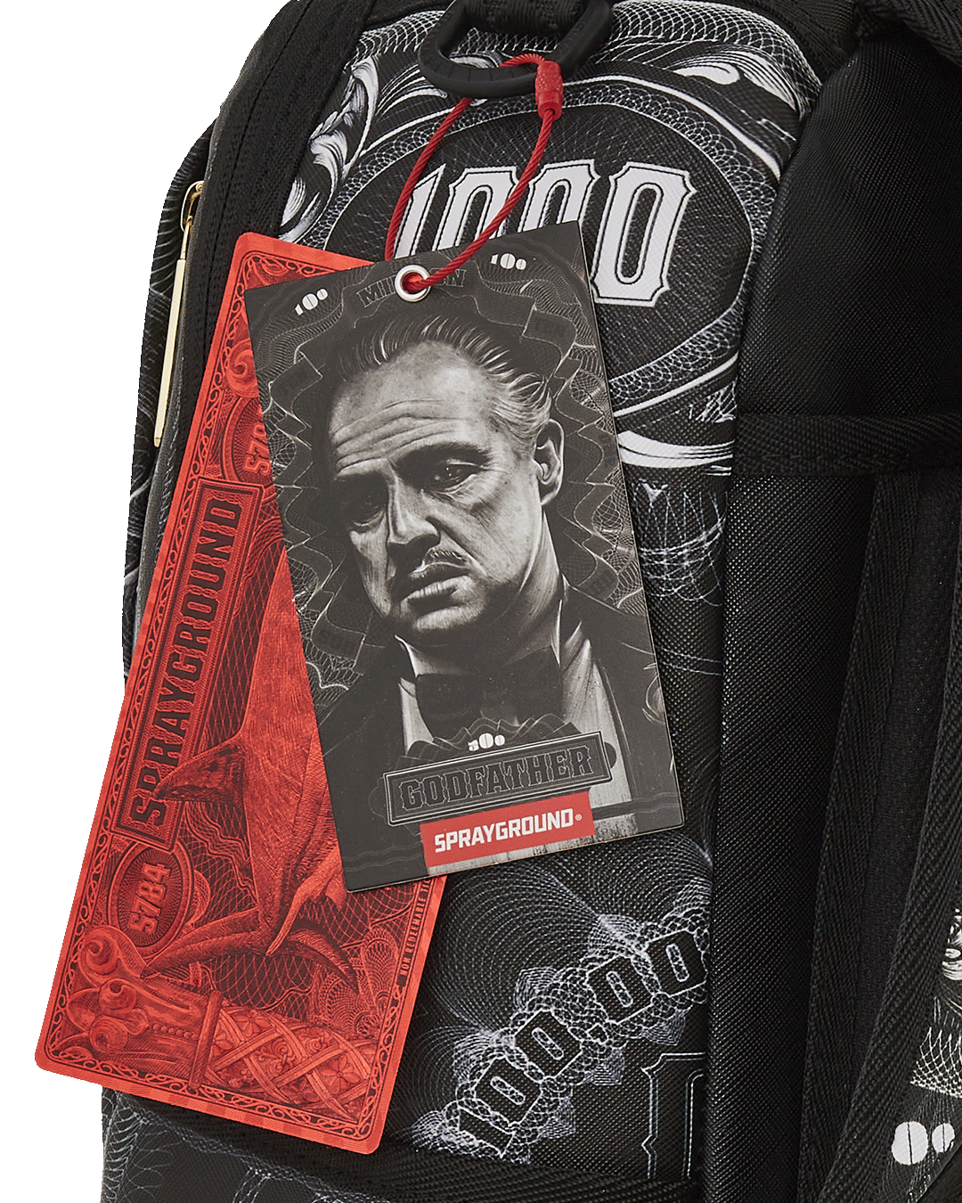 SPRAYGROUND STRICTLY BUSINESS BACKPACK - THE GODFATHER COLLAB