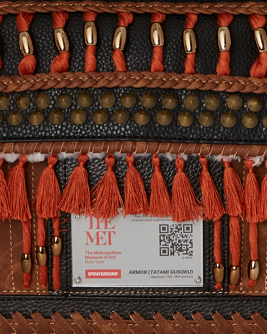 SPRAYGROUND THE MET JAPANESE SAMURAI ARMOR BACKPACK