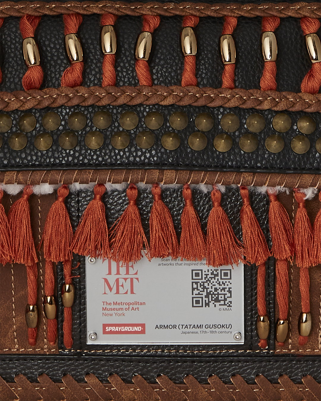 SPRAYGROUND THE MET JAPANESE SAMURAI ARMOR BACKPACK
