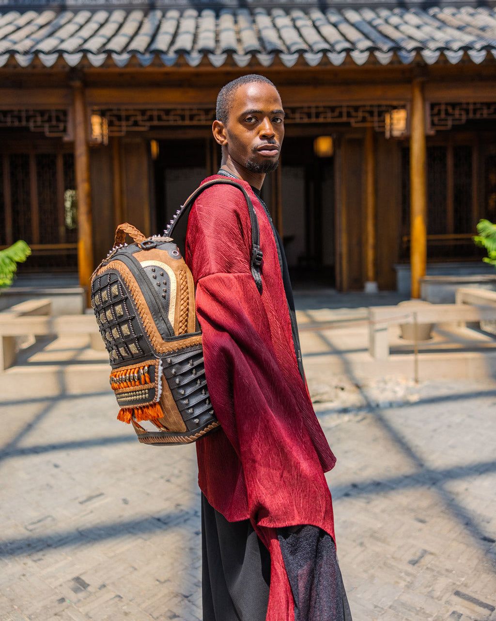 SPRAYGROUND THE MET JAPANESE SAMURAI ARMOR BACKPACK