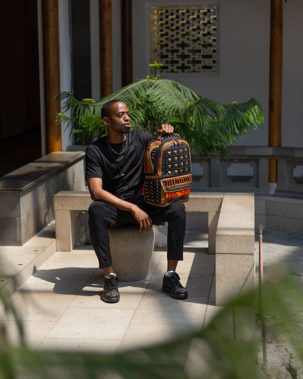 SPRAYGROUND THE MET JAPANESE SAMURAI ARMOR BACKPACK