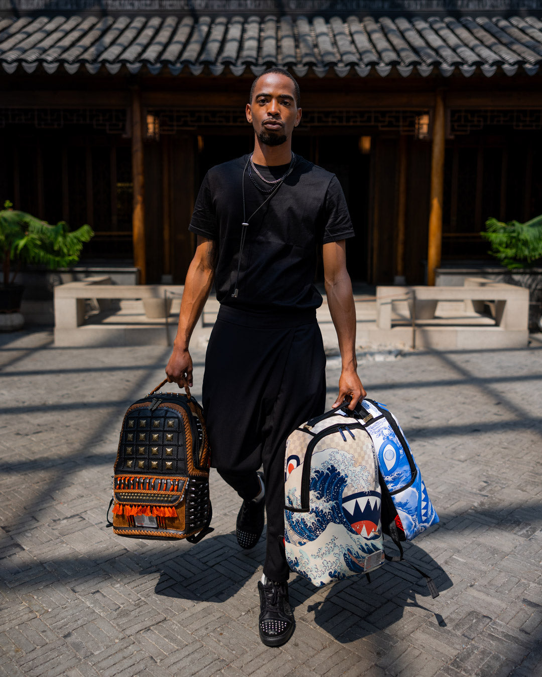 SPRAYGROUND THE MET JAPANESE SAMURAI ARMOR BACKPACK