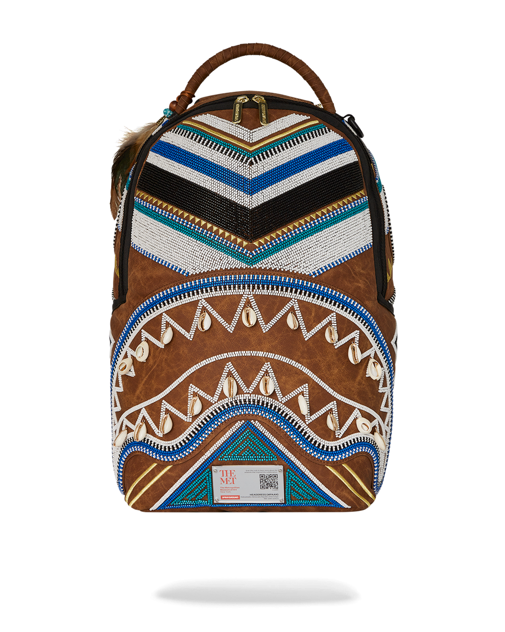 SPRAYGROUND THE MET KUBA KINGDOM HEADDRESS BACKPACK
