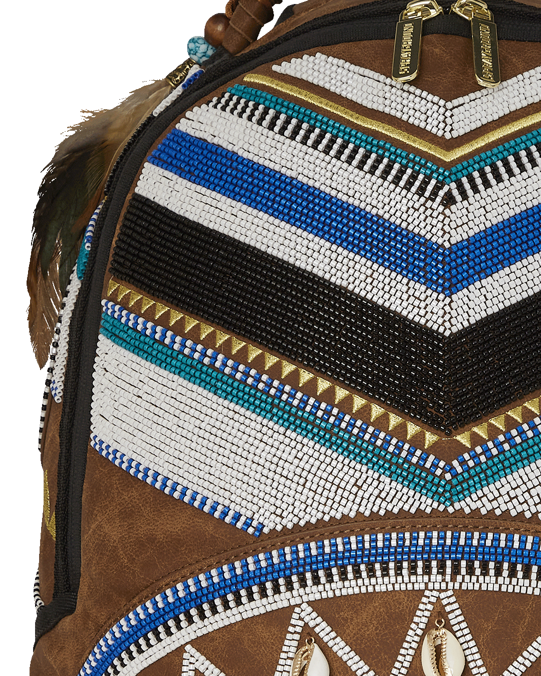 SPRAYGROUND THE MET KUBA KINGDOM HEADDRESS BACKPACK