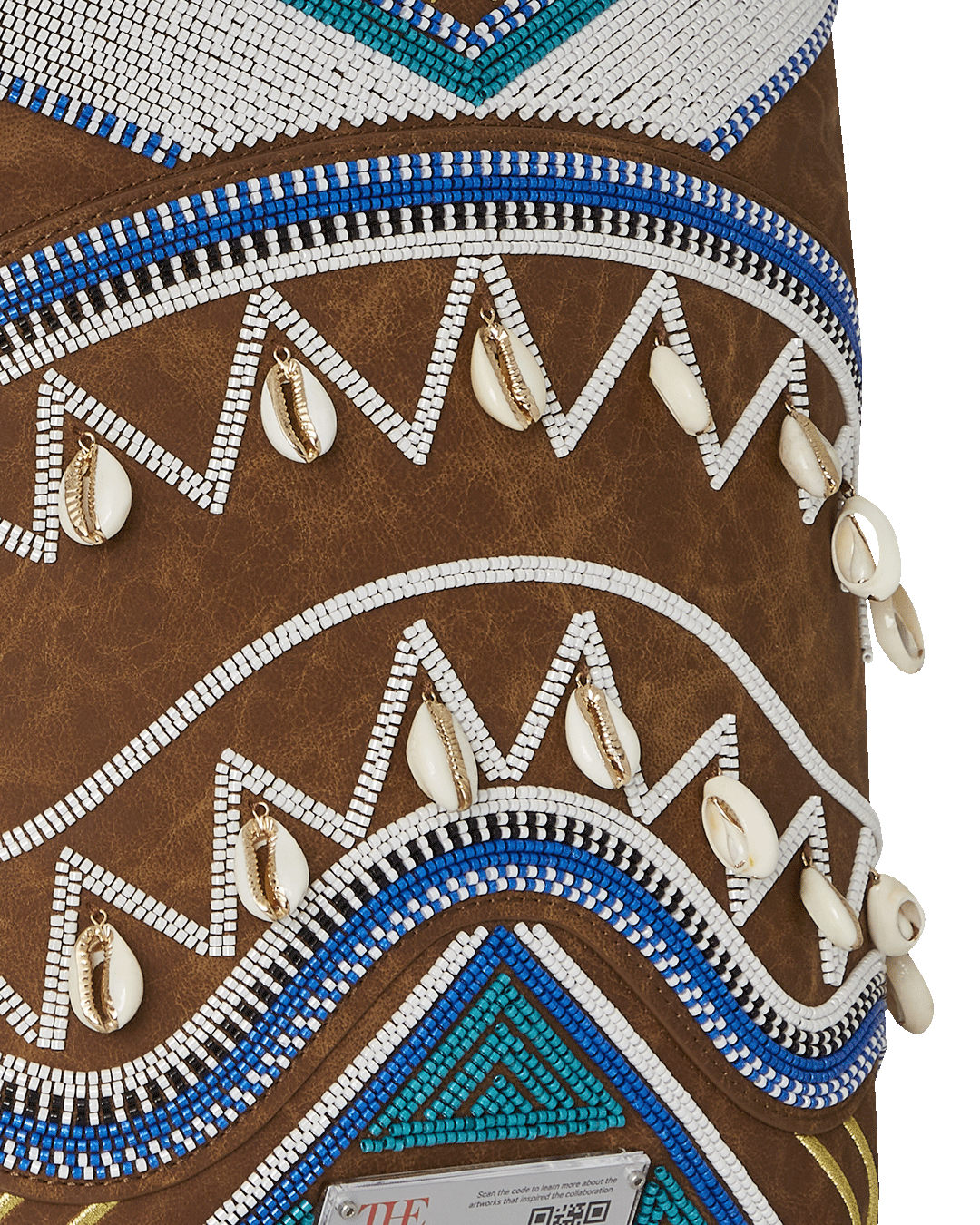 SPRAYGROUND THE MET KUBA KINGDOM HEADDRESS BACKPACK