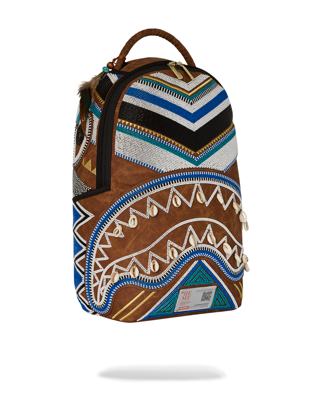 SPRAYGROUND THE MET KUBA KINGDOM HEADDRESS BACKPACK