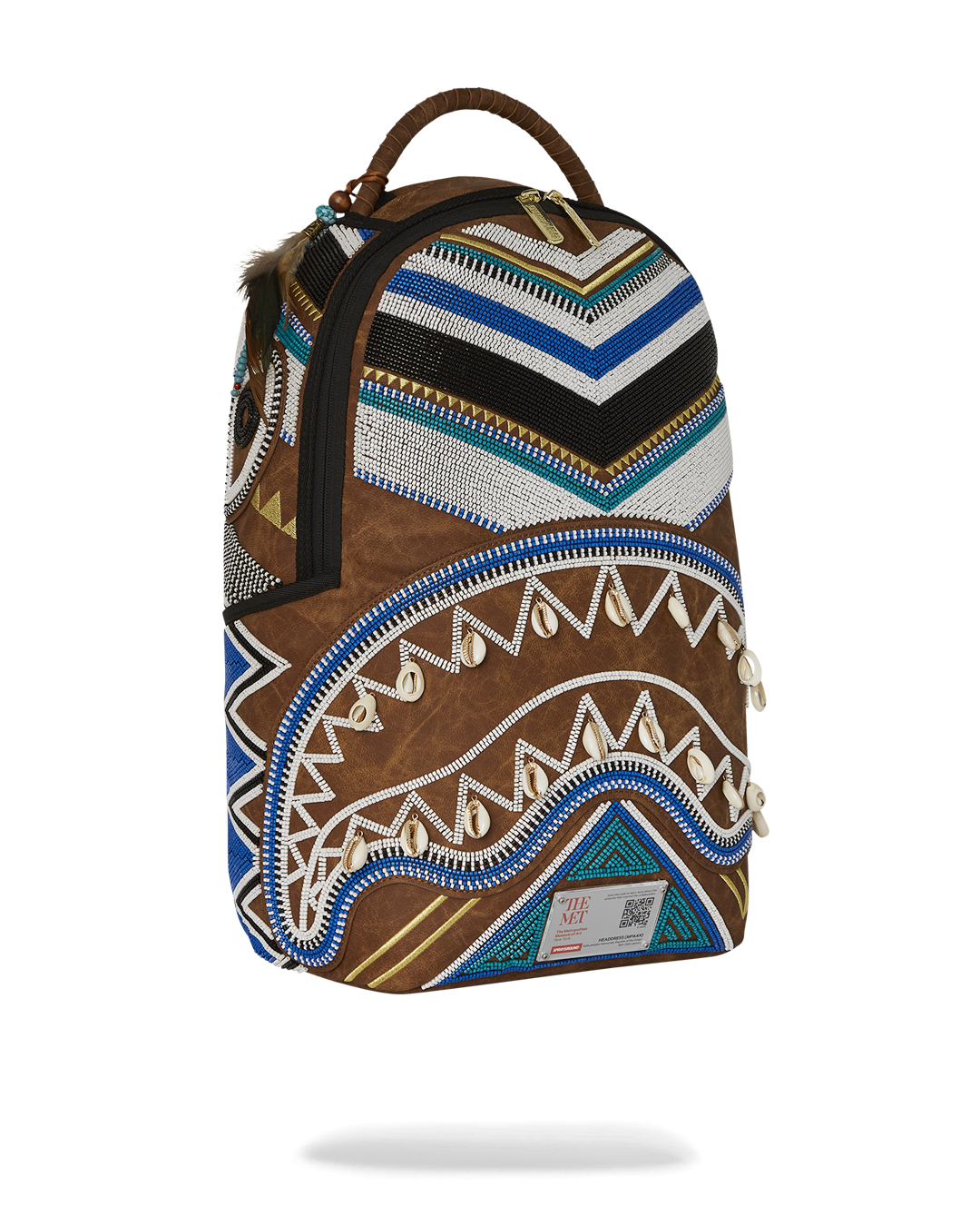 SPRAYGROUND THE MET KUBA KINGDOM HEADDRESS BACKPACK