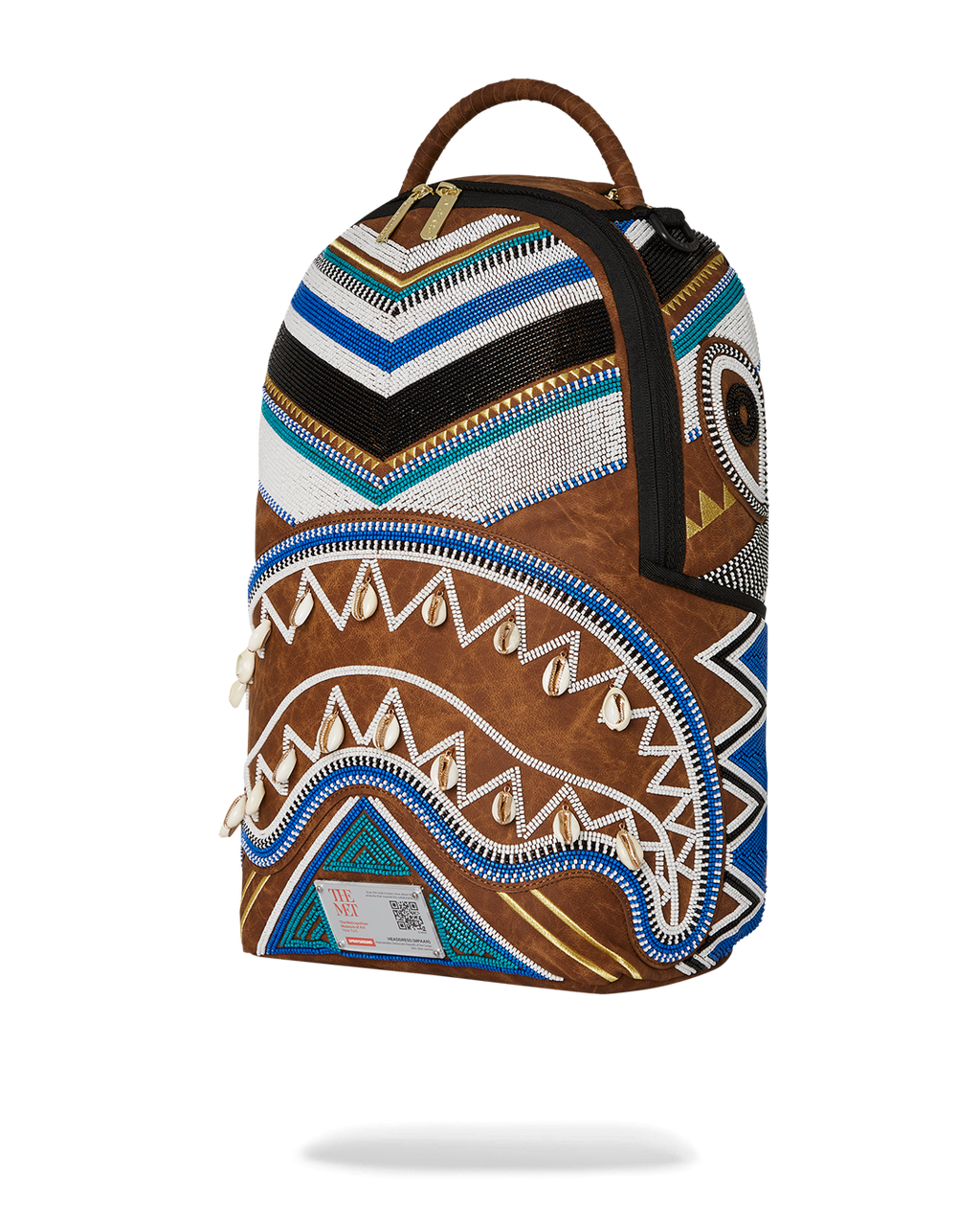SPRAYGROUND THE MET KUBA KINGDOM HEADDRESS BACKPACK