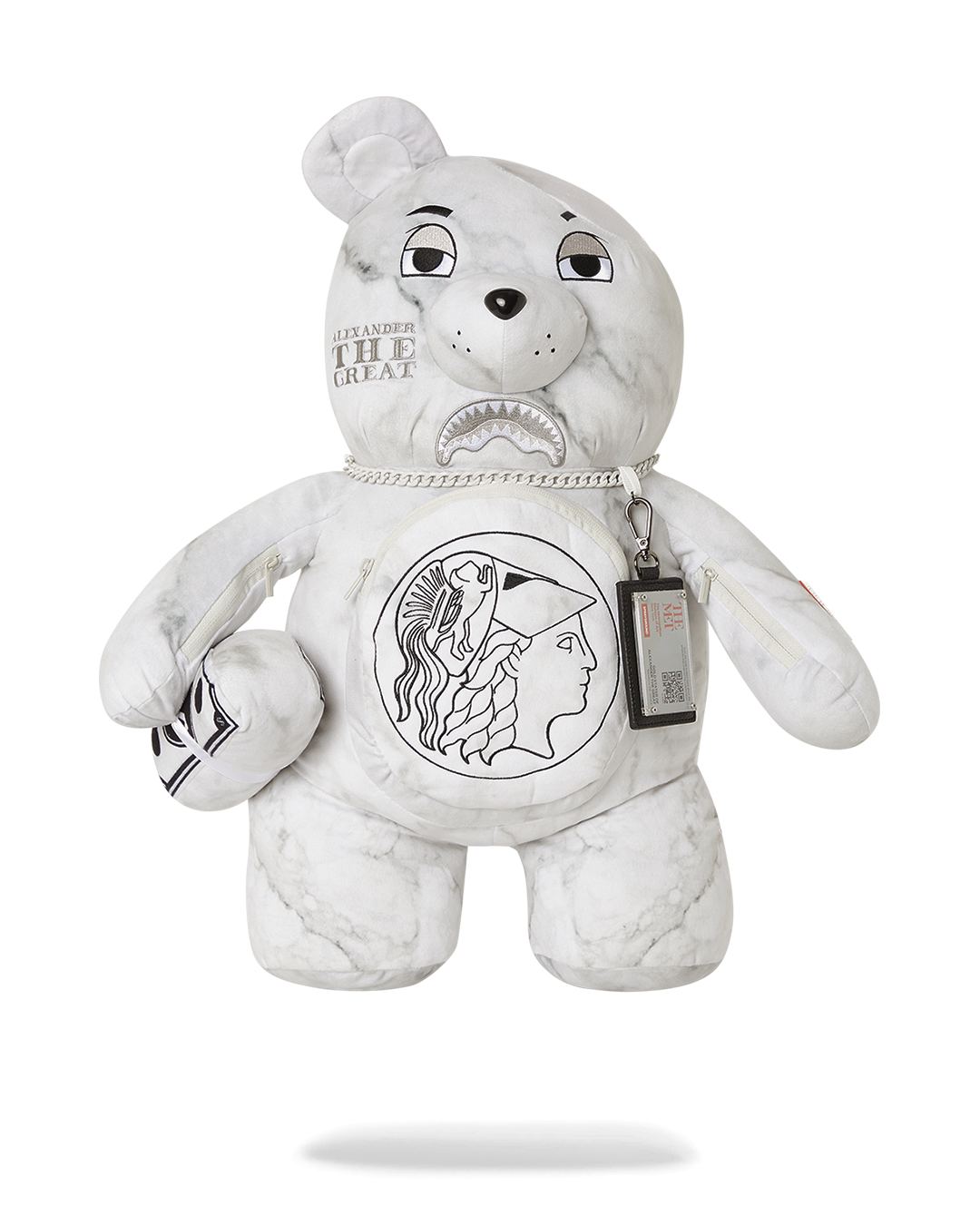 SPRAYGROUND THE MET ALEXANDER THE GREAT MACEDONIAN TEDDYBEAR BACKPACK