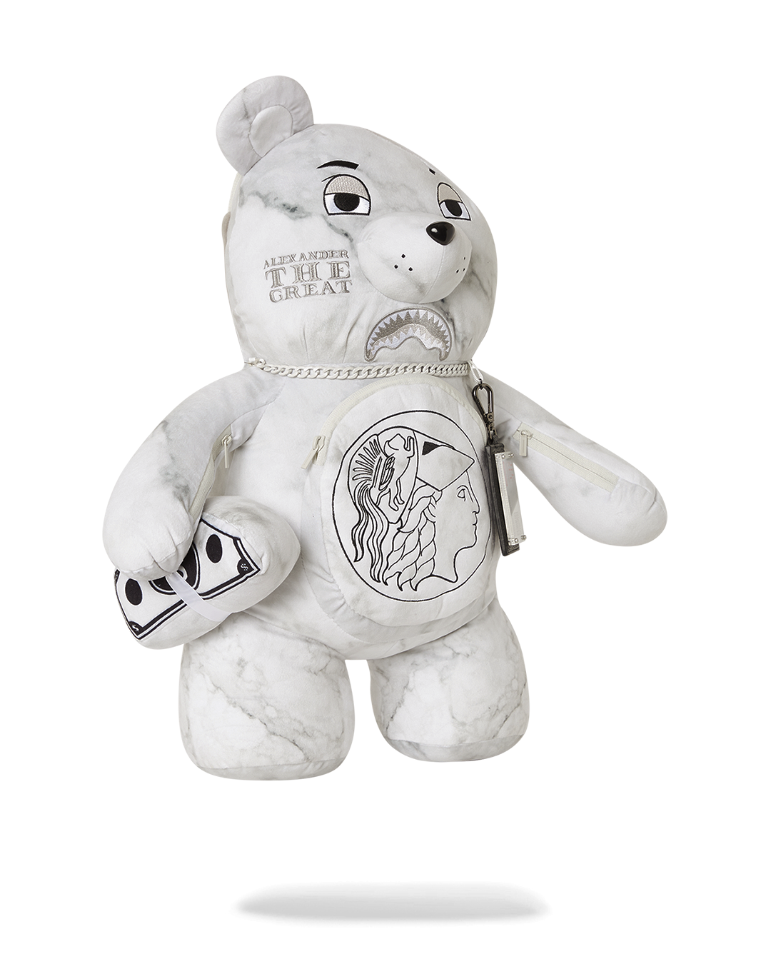 SPRAYGROUND THE MET ALEXANDER THE GREAT MACEDONIAN TEDDYBEAR BACKPACK