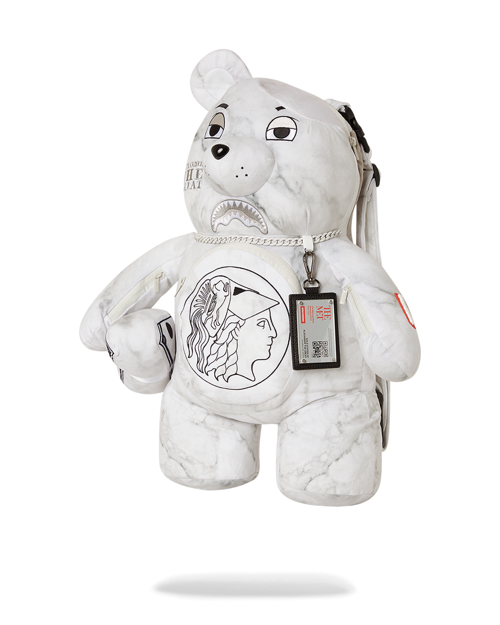 SPRAYGROUND THE MET ALEXANDER THE GREAT MACEDONIAN TEDDYBEAR BACKPACK