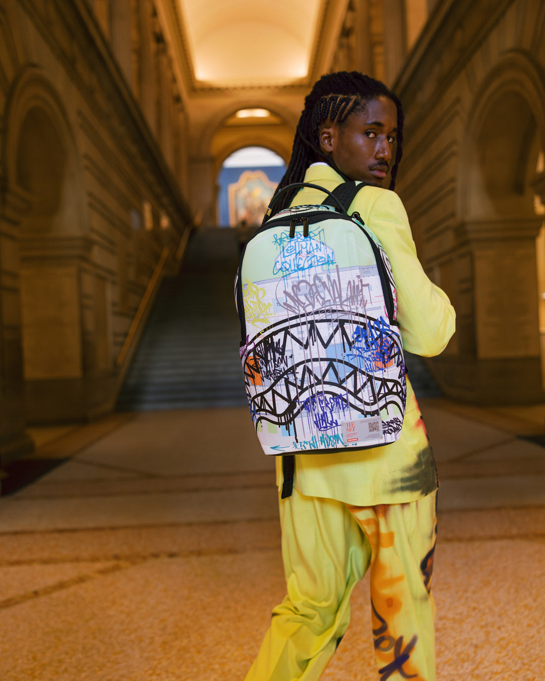 SPRAYGROUND THE MET MAP ONE BACKPACK