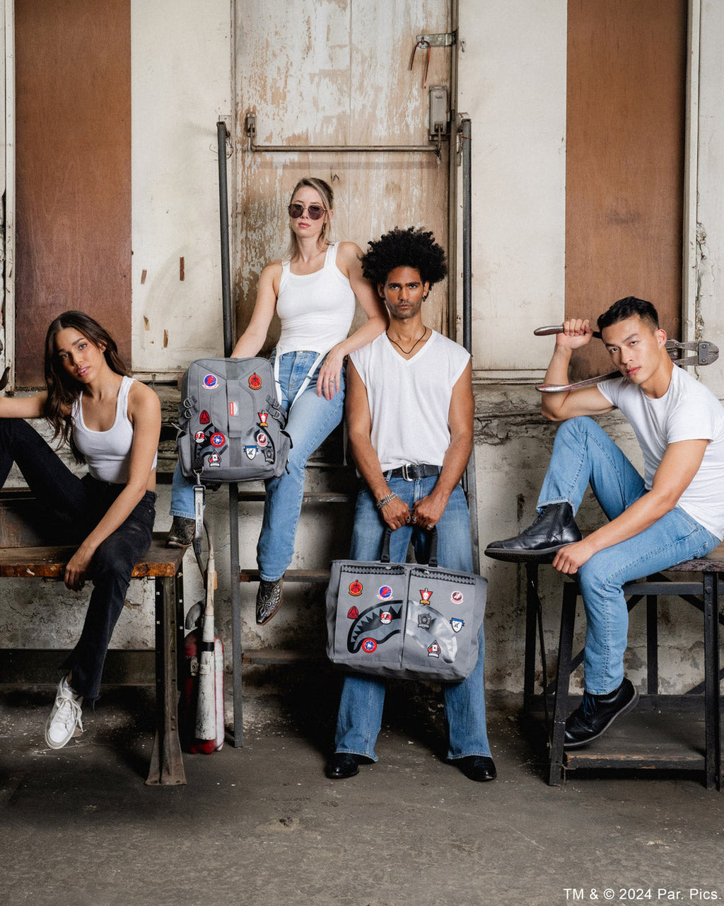 SPRAYGROUND TOP GUN FLIGHT CREW OFFICIAL COLLAB PILOT BACKPACK