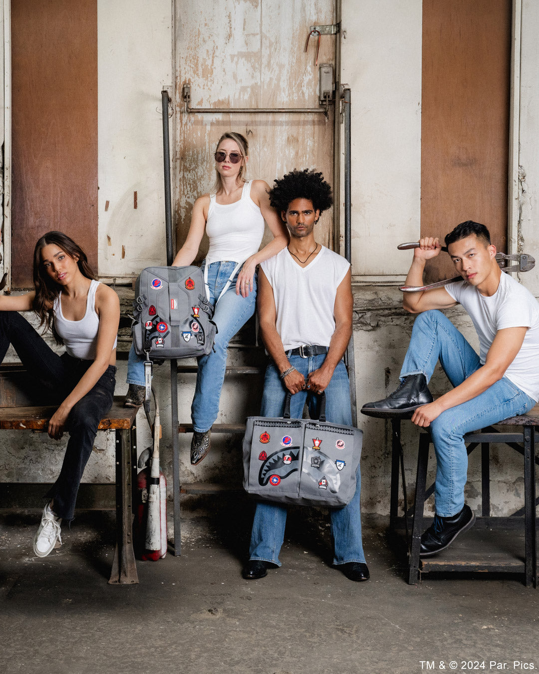 SPRAYGROUND TOP GUN FLIGHT CREW OFFICIAL COLLAB PILOT BACKPACK