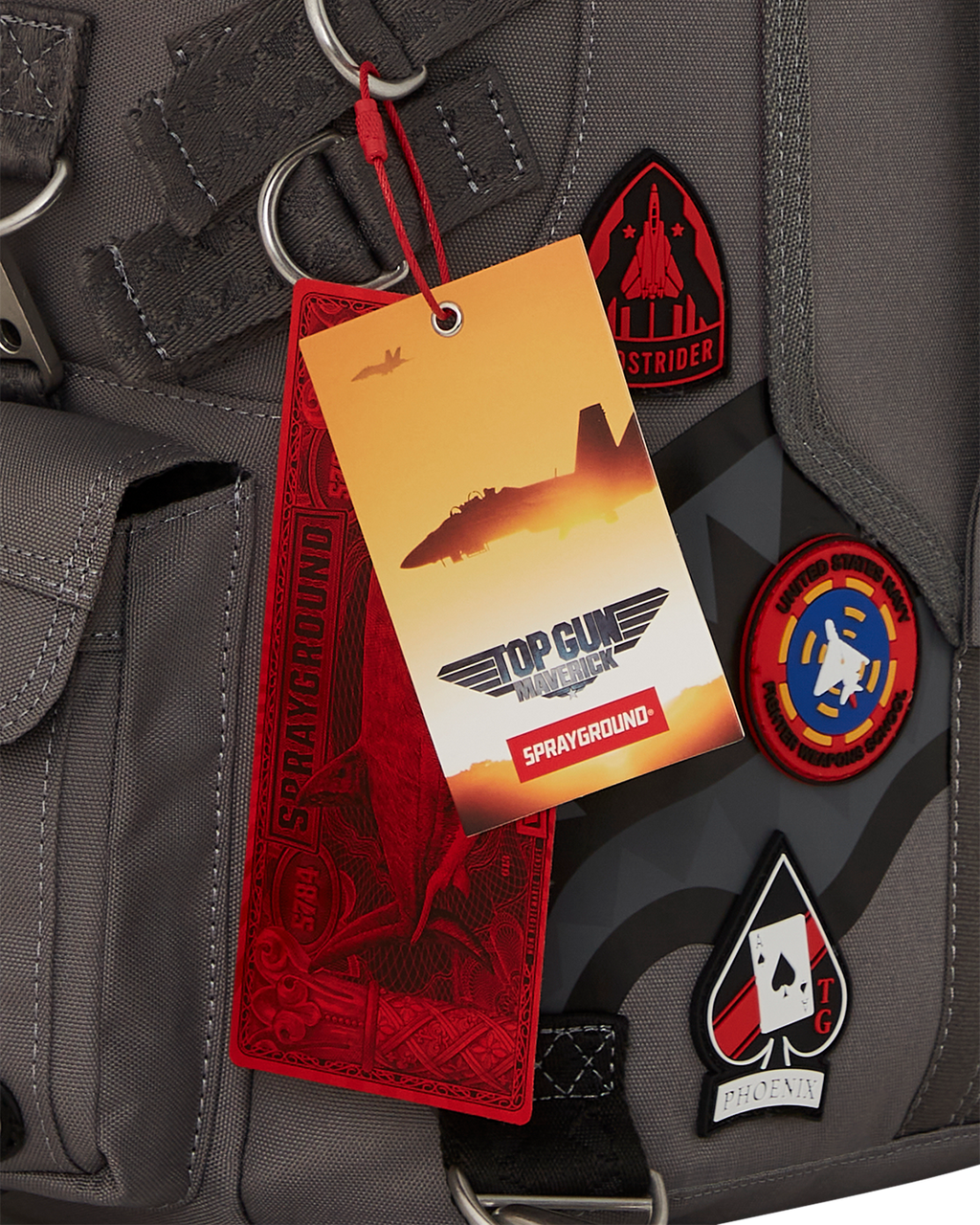 SPRAYGROUND TOP GUN FLIGHT CREW OFFICIAL COLLAB PILOT BACKPACK