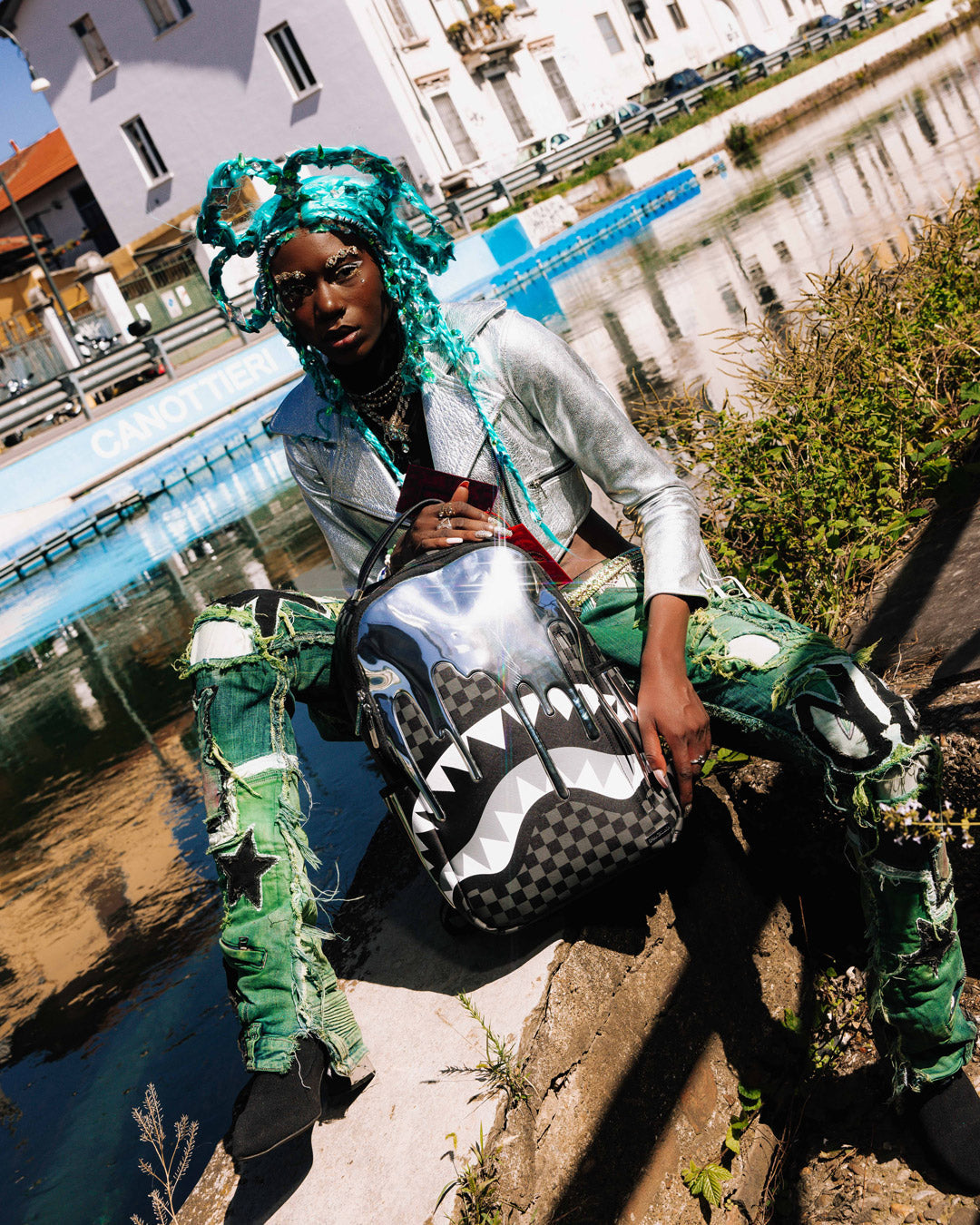 SPRAYGROUND GHOST DRIP BACKPACK